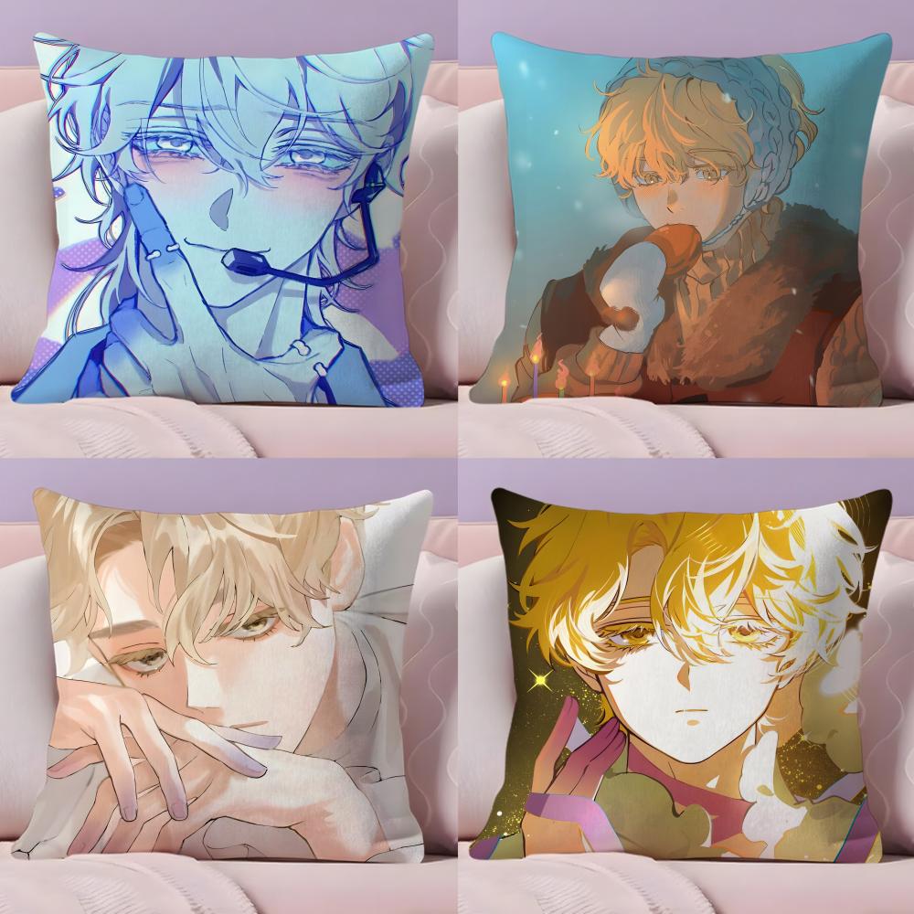 A-Alien S-Stage Luka Cool Anime Boy Pillow Case Plush Fabric Soft Double-Sided Printed Sofa Warm Winter Home Gift Cushion Cover