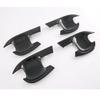 For Kia Mohave Borrego HM2 - Carbon Fiber Style Door Handle Bowl Cover Cup Cavity Trim ert Catch Molding Garnish
