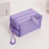 Honeycomb Mesh Square Storage Bag Portable Headset  Key Storage Bag Lipstick Data Cable Portable Coin Purse