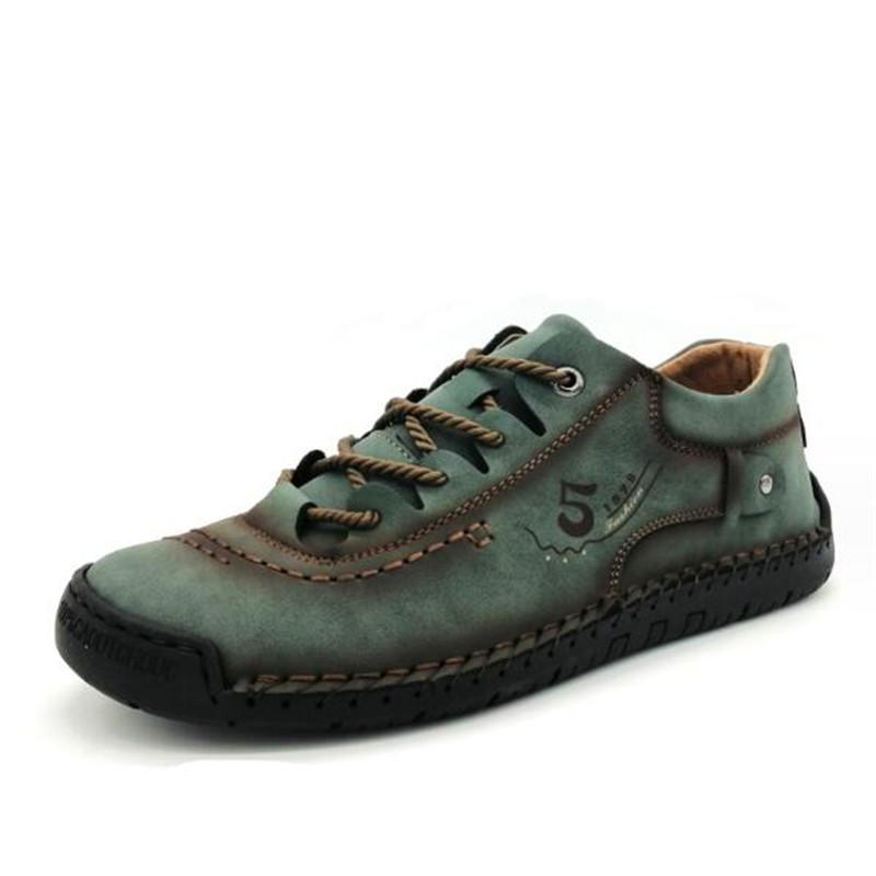 

Модная мужская обувь из кожи ручной работы, удобные повседневные кроссовки для ходьбы, мужские лоферы, горячая распродажа, обувь для вождения на отдыхе, большой размер 38-48 38