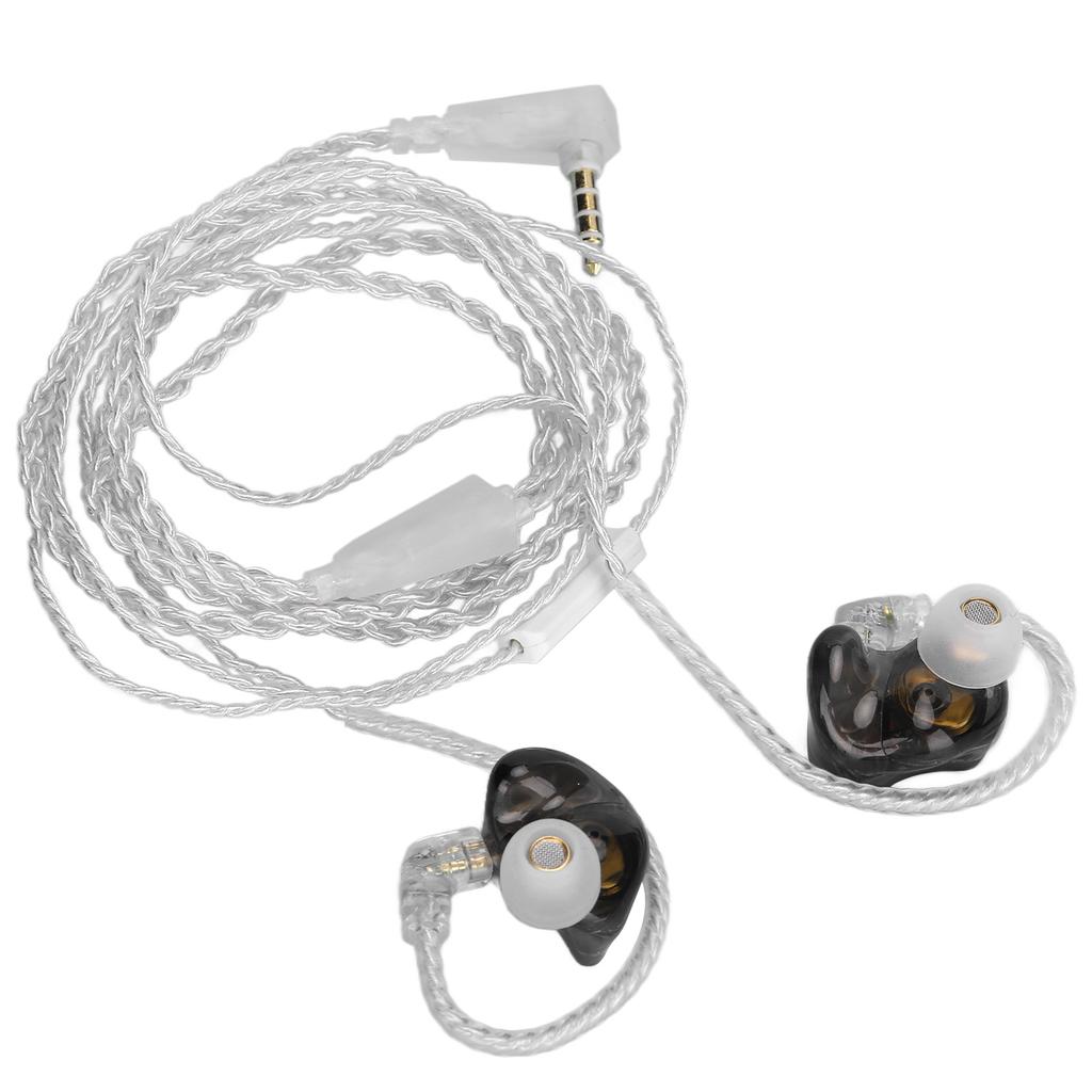 KZ‑DQ6 Earphone HiFi Stereo Noise Cancelling Wired Earbuds with Detachable Cable for Gaming Sport Music
