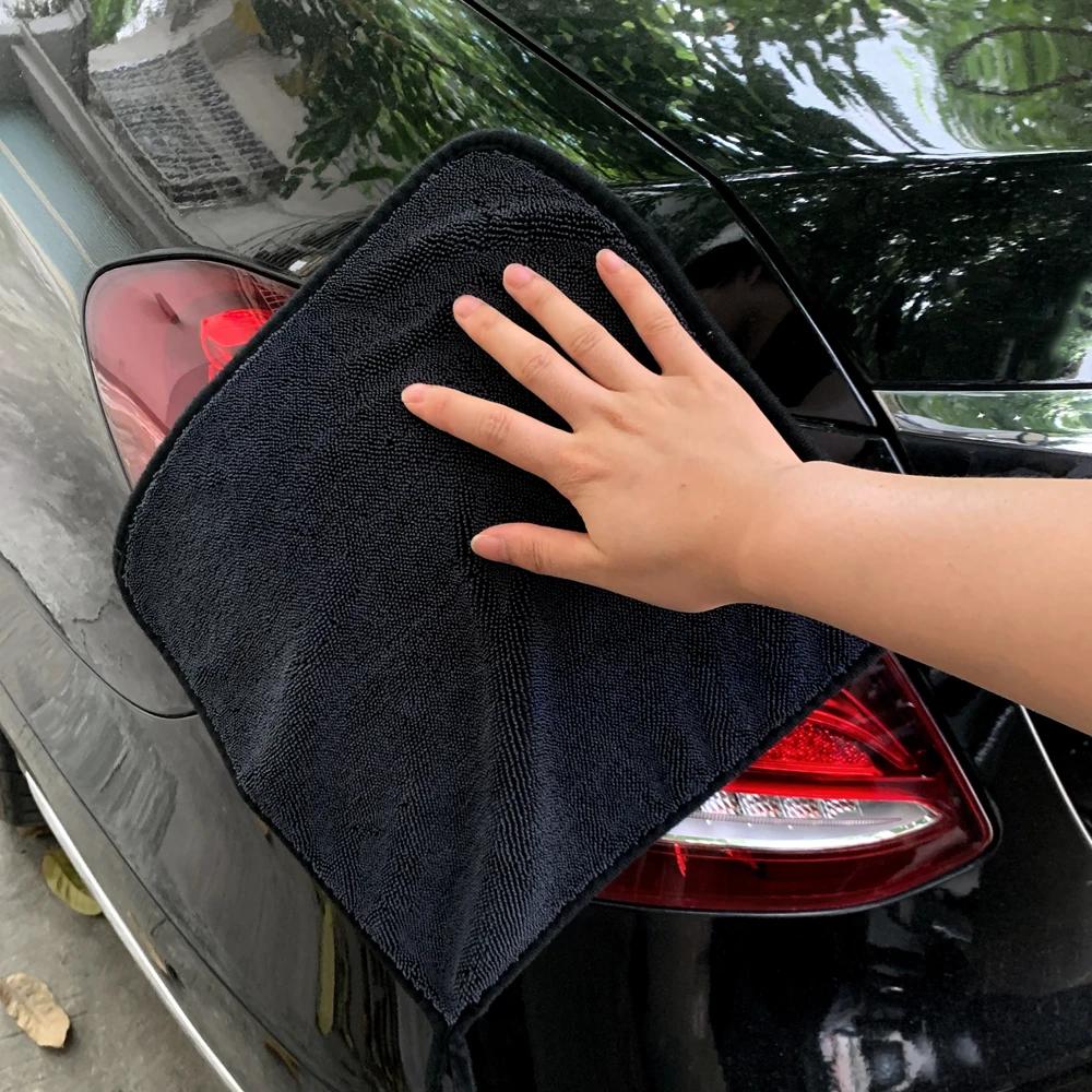 Reinigungstücher Set mit 3 Autopflege-Tüchern Pigtail-Tücher Superabsorbierendes Tuch Autoinnen- und Außenreinigungs-Werkzeuge