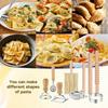 9Pcs Pasta Making Tools Set, Wooden Rolling Pin,Pastry Cutter Wheel