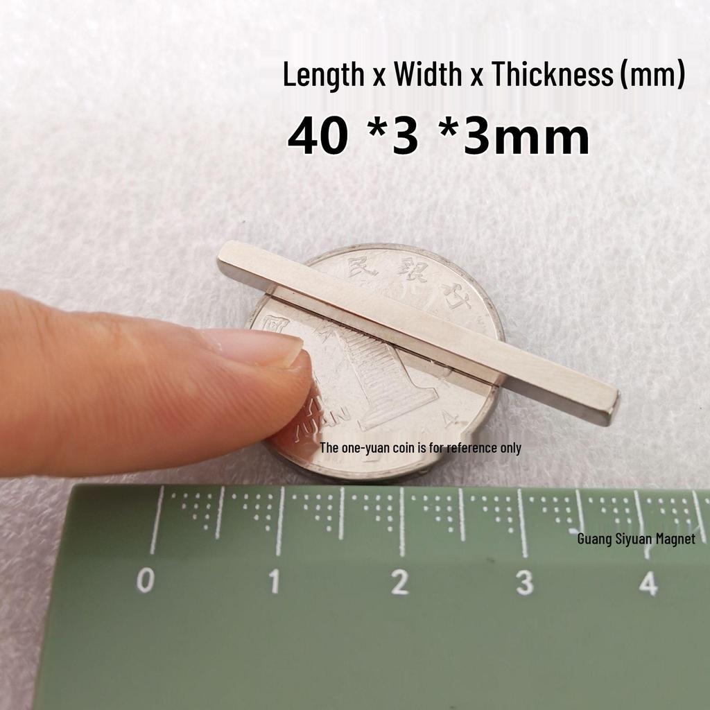 N52 Super Strong Neodymium Iron Boron Magnet, Rectangular 25x30x100mm, Permanent Magnetic Steel Sheet.
