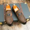 Men's Leather Slip-on Shoes Business Dress Shoes Formal Casual Loafer Oxford Wedding Shoes