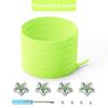 Star Diamond No Tie Shoelaces Colorful Rhinestone Metal Buckle Shoe Laces Flat Elastic Shoelace Kids Adult Sport Cute Shoestring
