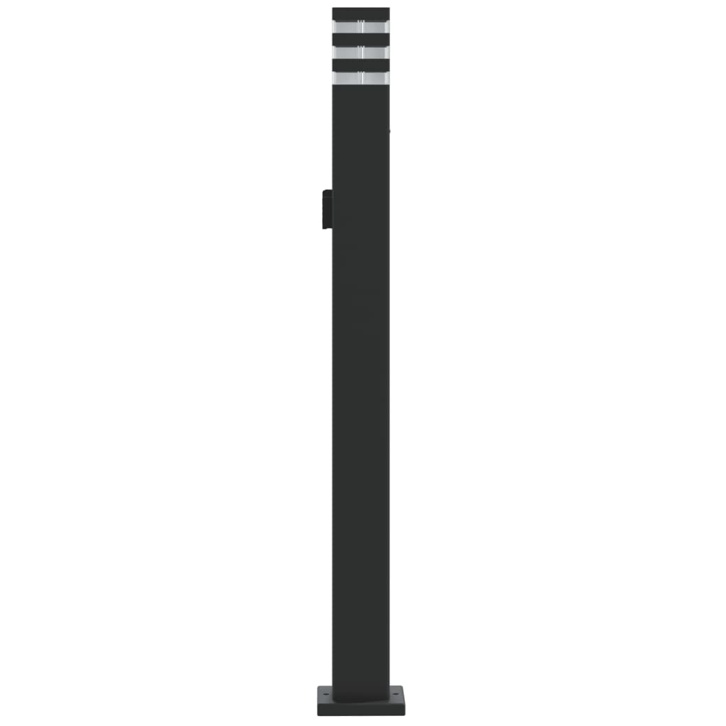 Vidaxl Outdoor Standing Lamp, With Socket, Black, 110 Cm, Aluminum