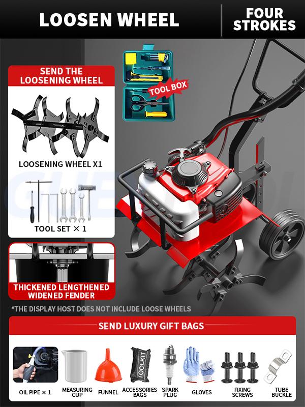 

Микро 4-тактный бензиновый культиватор многофункциональный мини-роторный культиватор сельскохозяйственный садовый инвентарь регулируемая ручка