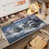 Game W-world Of T-Tanks Mouse Pad Anti Slip Rubber Edge Locked Thickened Laptop Gaming Desk Mat