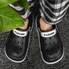 Men's Summer Clogs - Lightweight EVA Beach Sandals, Anti-Slip Breathable Shoes for Garden/Pool/Indoor
