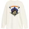 Vans × Soon Easy Collaboration Round Neck Drop Shoulder Loose Long Sleeve T-Shirt Unisex Tops VN000VNFFS8