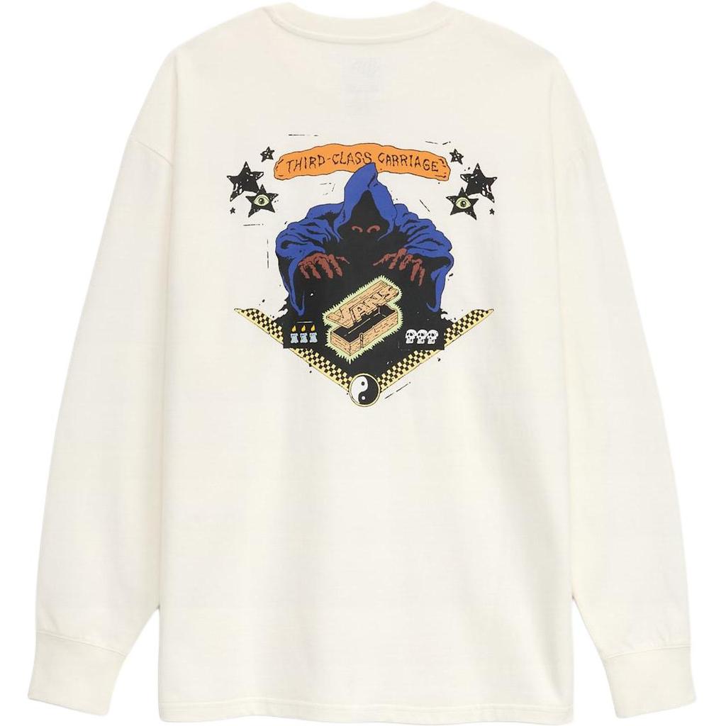 Vans × Soon Easy Collaboration Round Neck Drop Shoulder Loose Long Sleeve T-Shirt Unisex Tops VN000VNFFS8