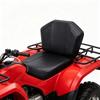 Rear Seat Backrest Cushion High Density for ATV, Black Passenger Support Pad with Padded Foam Feel, Contoured Shape, and Off-Road Riding Comfort
