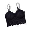Women's Sexy Bra Top, Solid Color Vest, Lace Seamless Breathable Top
