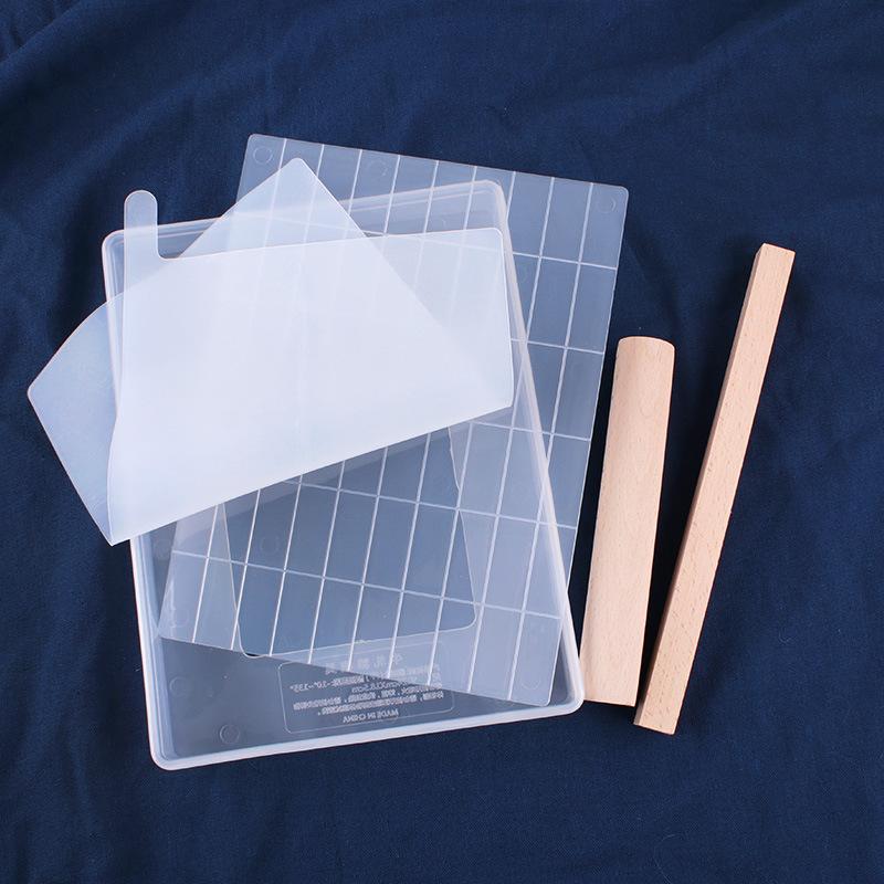 

Candy N1N Chocolate Tray Baking Tools Silicone mat Candy Making Moulds Rolling Pin Nougat Mold 1 SET