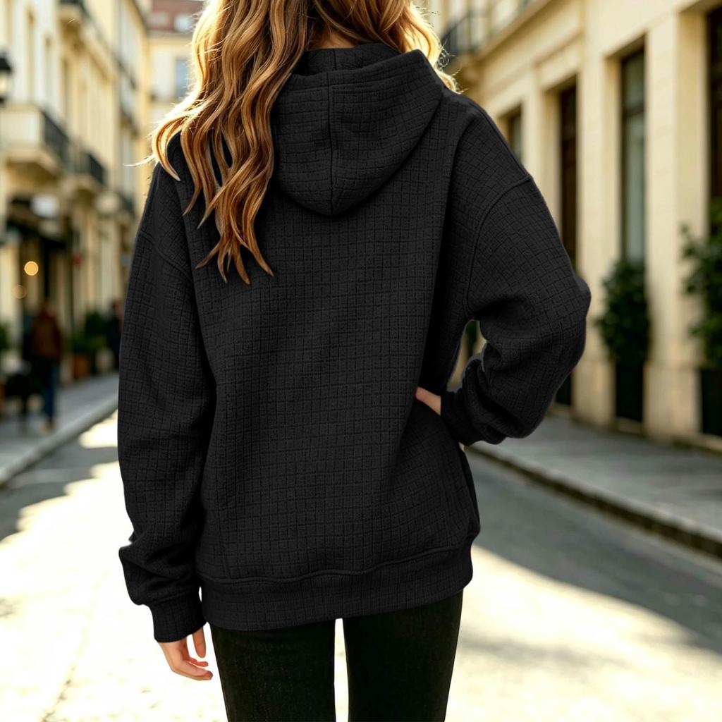 Girls Oversized Hoodies Drop Shoulder Pullover Sweatshirt with Pocket