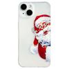 "Apple Christmas Phone Case: Transparent Cartoon Designs for 13 Pro, 14 Pro Max, 15 Pro Max, and 16 Pro"