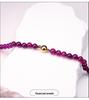 Royal Purple Sugilite Sodalite Clavicle Necklace with Magnetic Clasp - Light Luxury Women's Jewelry