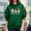 Merry Dancemas Abbigliamento Invernale Donna Natale Balletto Ragazza che Danza Natale Ragazza Ballerina Ragazza Ballerina Natale Felpa con Cappuccio