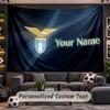 Lazio FC Personalized Tapestry Support Custom Name, Wall Art Home Decoration