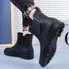 New Rain Shoes Men's Non-slip Short Rain Boots Waterproof Boots Kitchen Outdoor Work Rubber Shoes Construction Site Velvet Low Tube Water Shoes