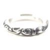 Excellente Bague Scroll banding Argent 925 pour homme Occasion