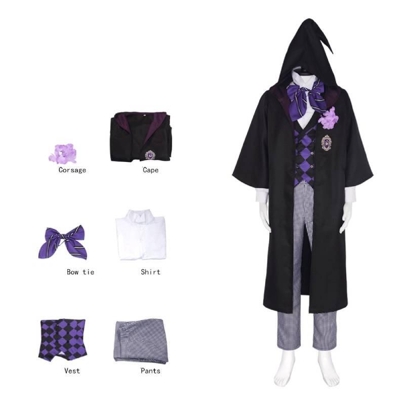 Vintage Cool Black Butler 4 Boarding School Arc Edgar Harmon Lawrence Greigrey Cosplay Outfit Set