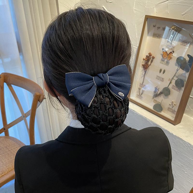 Collar Flower Female Professional Head Flower Set Bank Bow Tie Industrial And Commercial Postal Mail Storage Teller Blue Shirt Jk Tie Accessories