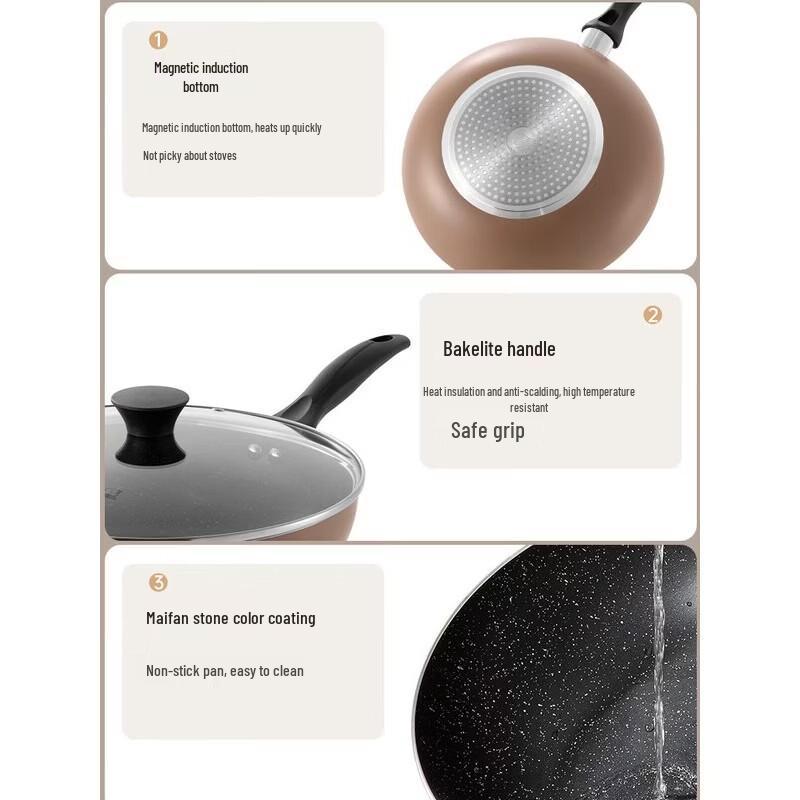 COOKER KING Non-stick Wok