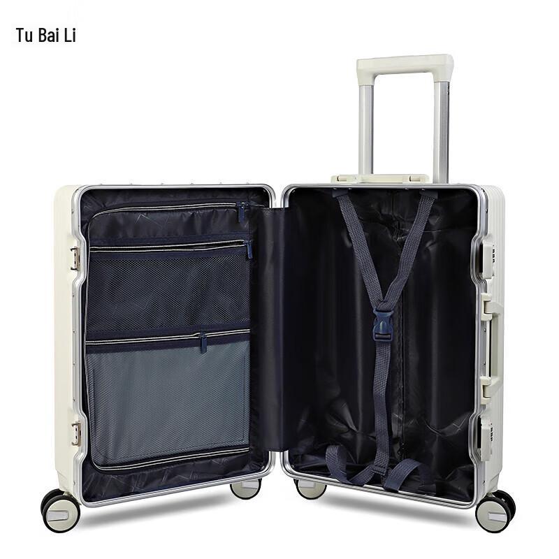 TOBERLIR Aluminum Frame Hardshell Luggage
