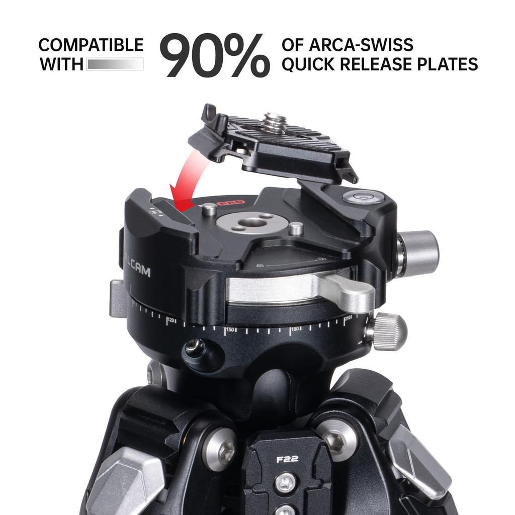 FALCAM TreeRoot Quick Lock Travel Tripod (R141K-320P)-T00A4301