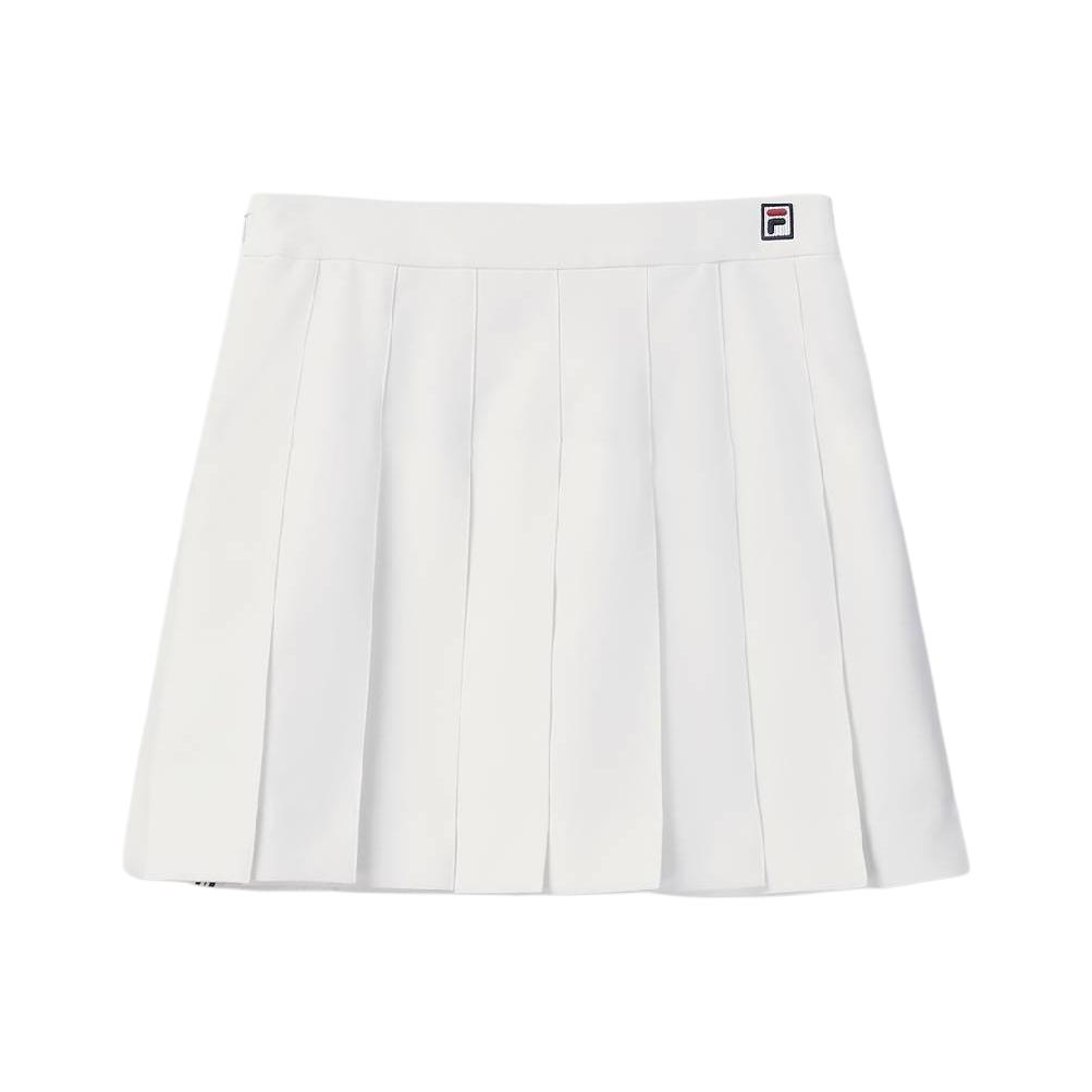 Fila Heritage Brand Logo Fashion Versatile Woven Casual Skirt Women Skirts F11W548304F-WT