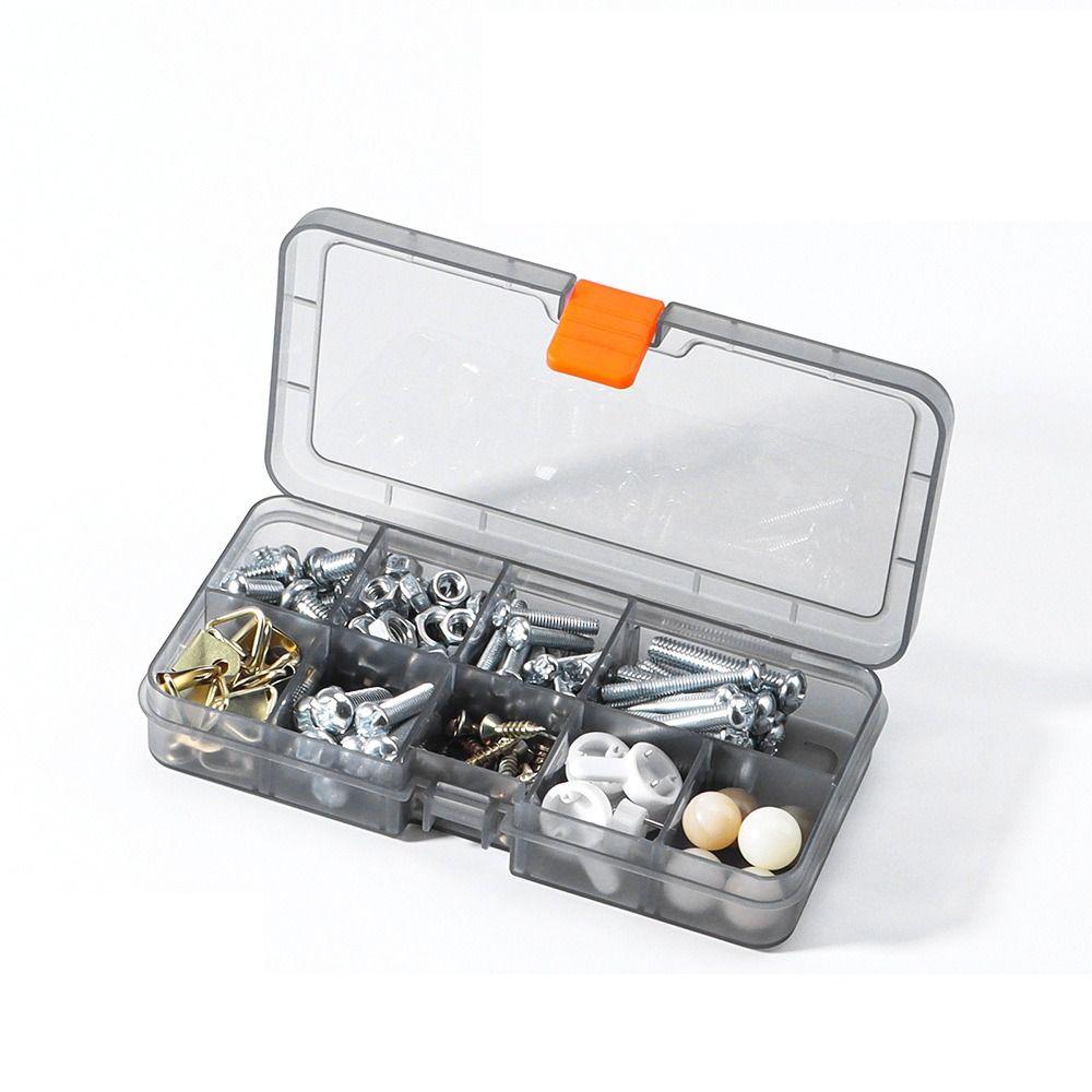 Adjustable Hardware Storage Box Removable Divider Storage Case New Small Parts Box