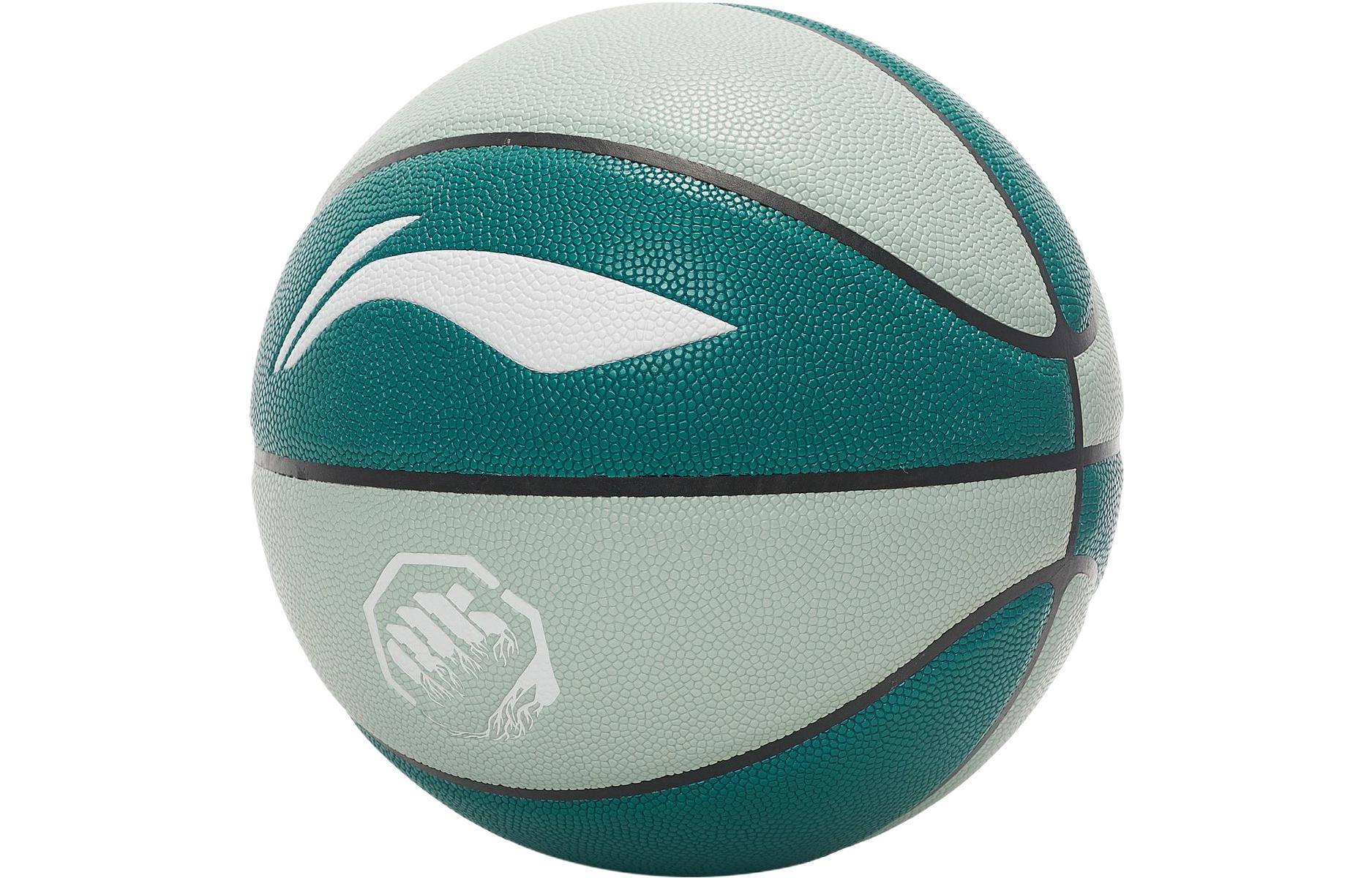 Li Ning Pu Basketball Green White Size 7 Training Unisex ABQS071-1