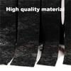 15 Meters Black Three Widths Of Fleece Tape High Temperature Automotive Wire Harness Tape Insulation Electrical Electrical Tape