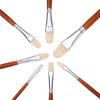7Pcs Professional Bristle Paint Brush Wood Handle Watercolor Paint Brush for Acrylic Watercolor Oil Painting
