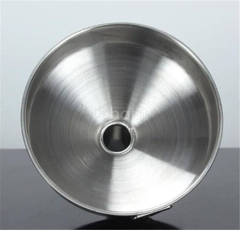 Big Stainless Steel Funnel Kitchen Oil Liquid Metal Funnel with Detachable Filter Wide Mouth Funnel for Canning Kitchen Tools