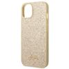 Guess Guhcp14Mhggshd iPhone 14 Plus/ 15 Plus 6.7 Złoty/Gold Twarde Etui Brokatowy Napis