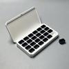 24 Grids Empty Magnetic Nail Art Box Dustproof Storage Organizer for Manicure DIY Fast Painting Beginner & Salon Use