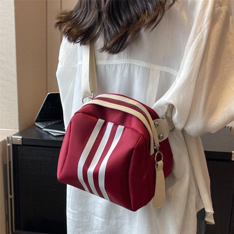 Casual nylon cloth bag women's new niche shell bag lightweight versatile large-capacity messenger bag
