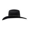Bow Webbing Felt Hat Versatile Warped Edge Wool Top Hat