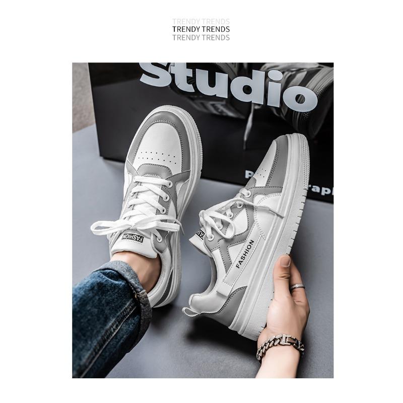 Men's New Low-top Fashion Casual Height-increasing Skate Shoes, Versatile Sports Sneakers for Spring and Autumn