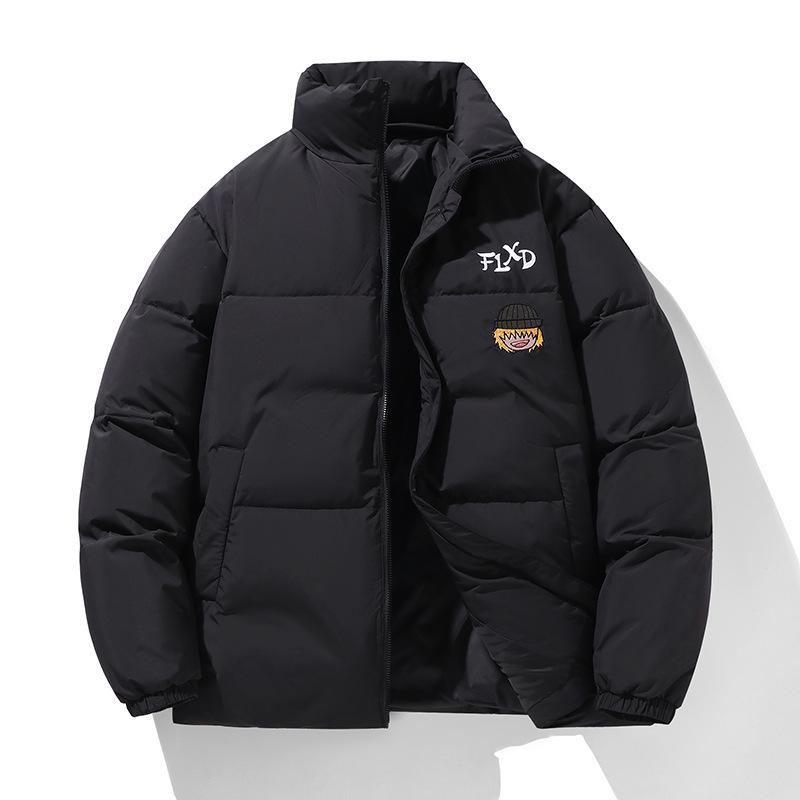 

Men s Extra Large White Duck Down Jacket - Loose Fit, Stand Collar, Plus Size Winter Coat for Bigger Sizes 10XL 300-330 jin чорний