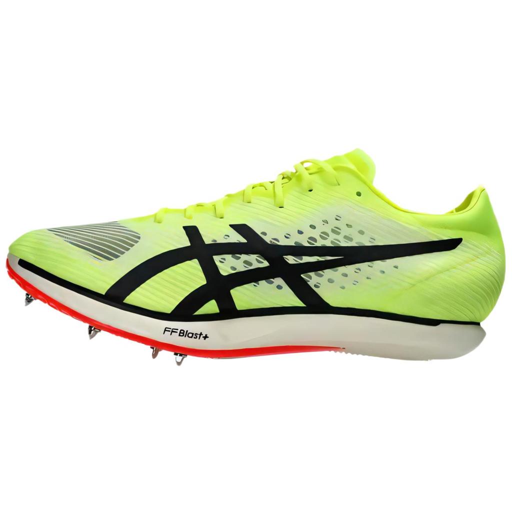 Asics Cosmoreracer Md 3 Comfortable Fashion Durable Low-Top Running Shoes Men sneaker Safety-Yellow Black 1093A221-750