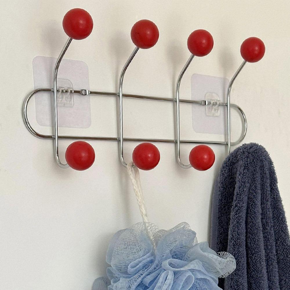 Metal Multi-functional Hook Wall-mounted Wall Hook Multi-purpose Key Storage Hook  Entryway