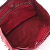 Used LOEWE Anagram Ribbon Motif Nappa Leather Limited Tote Tote Bag Leather Bordeaux Pink Used Women