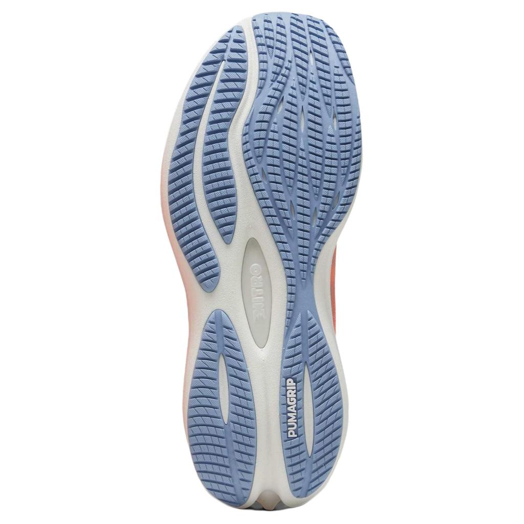 Puma Velocity Nitro 3 Neon Citrus Silver Women Sneakers Orange Silver-Mist 377749-06