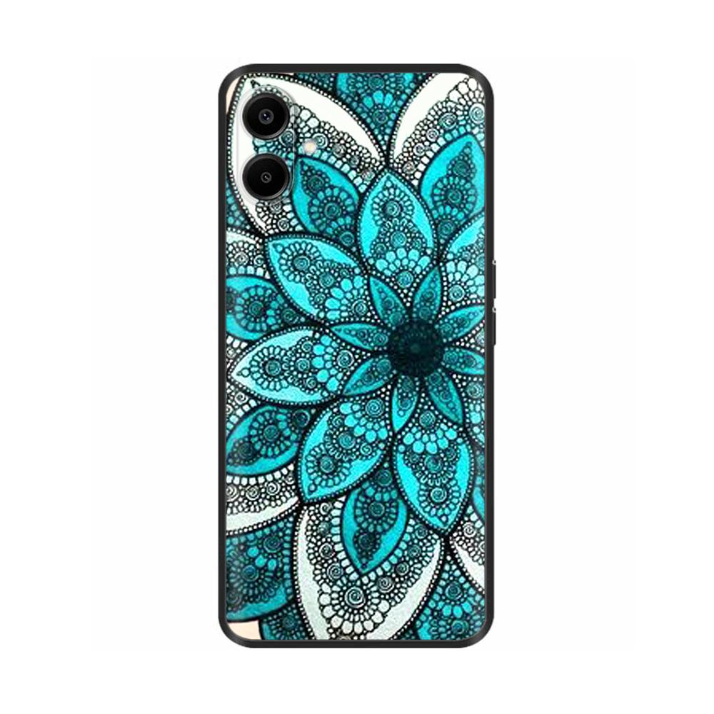 For Samsung Galaxy A06 Back Cover Soft Black Print Silicone Bumper Phone Case for Samsung Galaxy A06 A05 A04 Cases Fundas Coque