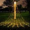 Solar Christmas Lights Outdoor Multi-Mode Star Ambient Lighting Solar Power Christmas Lights Outdoor Decor For Garden Pathway