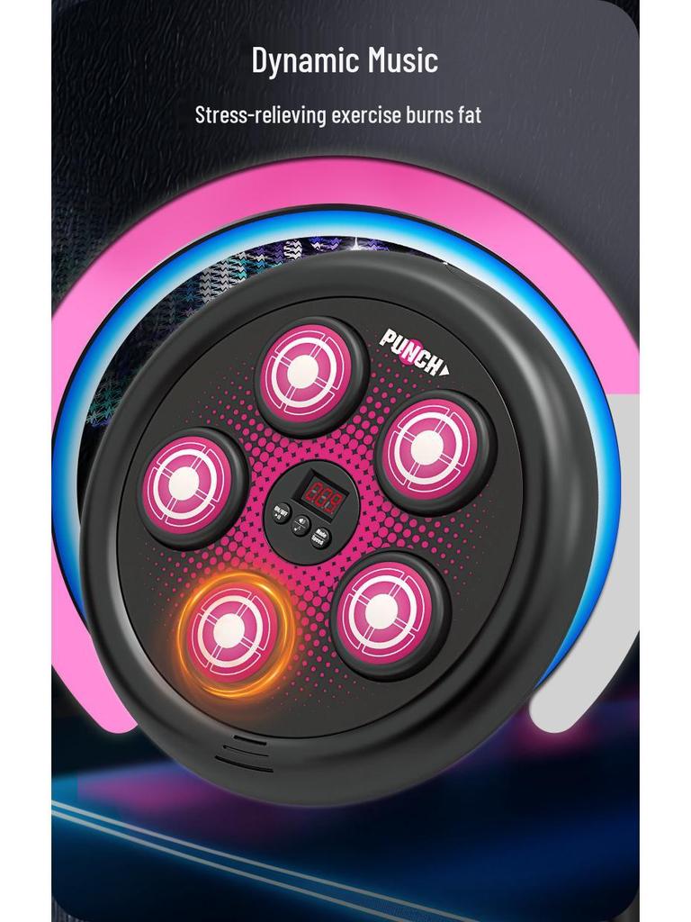 Kids' Bluetooth Boxing Target: Smart Music Fitness Punch Toy
